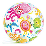 Bola Inflável Piscina Praia Estampada Colorida 51cm Intex