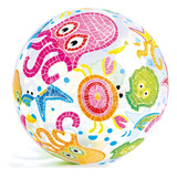 Bola Inflável Piscina Praia Estampada Colorida 51cm Intex