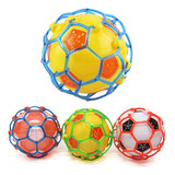 Bola Maluca Brinquedo Pula Vibra Rbg Emite Som Crianças Bola