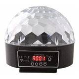 Bola Maluca Led Dmx Globo Strobo Projetor Luz 6 Cores Painel Digital Bivolt Funciona 110v E 220v Longo Alcance Balada