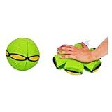 Bola Maluca Tranforma Em Disco Com Luzes Abre E Fecha -Verde-