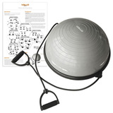 Bola Meia Bola Balance Dome C Elástico E Bomba Vp1037 Vollo