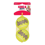 Bola Para Cachorro Kong Squeakair Tênnis Balls Grande 2un