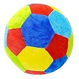 Bola Pelúcia Macia Colorido Infantil Guizo Chocalho Criança