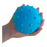 Bola Pet Brinquedo Cachorro Bolinha Anti Stress Dog Cor Cravo 100mm Azul Bebê