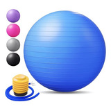 Bola Pilates Suiça Yoga 55cm Ginástica Abdominal C Bomba