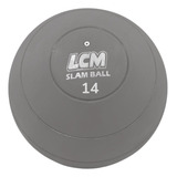 Bola Slam Ball De Borracha 14kg Cinza Lcd Borrachas