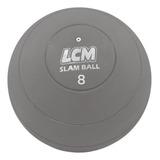 Bola Slam Ball De Borracha 8kg Cinza Lcd Borrachas