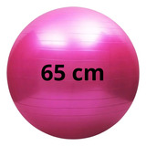 Bola Suiça Pilates Fisioterapia 65cm Yoga Gestante Funcional Cor Rosa