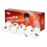 Bola Tenis De Mesa Bolinha Ping Pong Dhs D40 3 Estrelas 10u