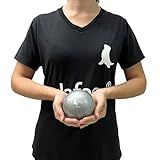 Bola Tonificadora Toning Ball Pilates Yoga Peso 0 5Kg DS1060 Prata Dafoca Sports