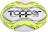 Bola Topper Slick Futsal Amarelo Neon Preto