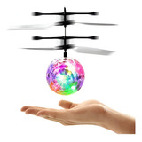 Bola Voadora Led Brilhante Brinquedo Drone Helicóptero