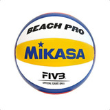 Bola Vôlei De Praia Mikasa Beach Profissional Bv550 Original