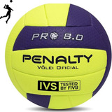 Bola Vôlei Penalty 8 0 Pro Ix Cor Amarelo Tamanho Único