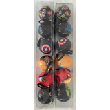 Bolas Árvore Natal Avengers 2 Kits 12 Unidades 6 Cm Cromus