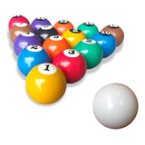 Bolas Bilhar Snooker Sinuca 54 Mm Bola Bolão Branca 58 Mm