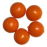 Bolas Bolinhas De Plástico Color Ping pong Pacote C 200 Unid Cor Laranja