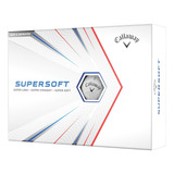 Bolas De Golfe Callaway Golf Supersoft Versão 2021 Branco