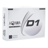 Bolas De Golfe Honma D1 Branca Caixa C 12 Unidades