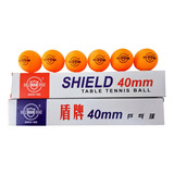 Bolas Dhs Shield 6 Bolinhas Tênis De Mesa Ping Pong