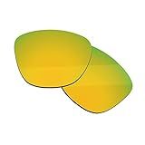 Boldbright Lentes De Substituição Compatíveis Com óculos De Sol Oakley Frogskins Revestido Espelhado Dourado Não Polarizado