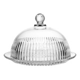 Boleira 20cm Porta Bolo Frios Queijo Queijeira De Cristal