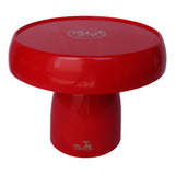 Boleira Cogumelo Grande Prato De Doces Só Boleiras Vermelho