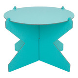 Boleira Desmontável Reutilizável Redonda Azul Acqua 20cm