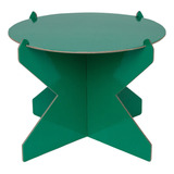 Boleira Desmontável Reutilizável Redonda Verde Folha 20cm