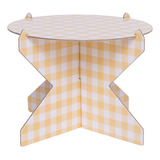 Boleira Desmontável Reutilizável Redonda Xadrez Aveia 26cm