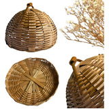 Boleira Queijeira Porta Bolo Palha Fibra Natural Artesanal