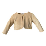 Bolero Casaco Luxo Bebê Menina Veludo Cotelê Zafielo 502