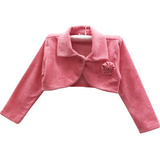 Bolero Casaquinho Infantil Festa Menina Plush 1 Ao 16