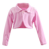 Bolero Casaquinho Infantil Quentinho Inverno Menina Plush