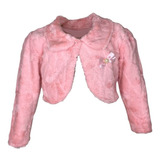 Bolero Infantil Full Pele C gola Forrado Bordado P g 1 3