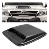Bolha Capô Entrada Ar Scoop Universal Preto Hilux 2015