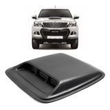 Bolha Capô Entrada De Ar Scoop Universal Preto Hilux 2006