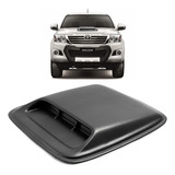 Bolha Capô Entrada De Ar Scoop Universal Preto Hilux 2011