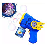 Bolha De Sabão Arma Brinquedo Lança Bazuca Criança