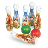 Boliche Brinquedo Infantil Super Resistente 6 Pinos 2 Bolas