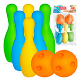 Boliche Macio Vinil Jogo Bebê Brinquedo Educativo Infantil