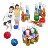 Boliche Super Boliche Infantil 6 Pino 2 Bola Brinquedo Jogos
