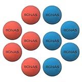 Bolinha Semi Profissional BONAS Borracha Resistente Para Frescobol Tênis De Praia Super Kit 10