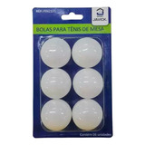 Bolinha Tênis De Mesa 40mm Com 6 ping pong Boa