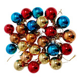 Bolinhas Bolas Para Arvore De Natal 24 Unidades Sortidas