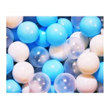 Bolinhas Para Piscina Pacote C  500 Uni Azul branco cristal