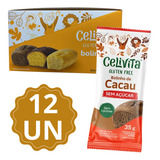 Bolinho De Cacau Sem Açúcar Lactose E Glúten Celivita 12x35g