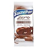 Bolinho Zero Açúcar Chocolate Rech De Chocolate Suavipan 40G