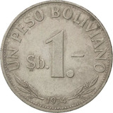 Bolívia 1 Peso Boliviano